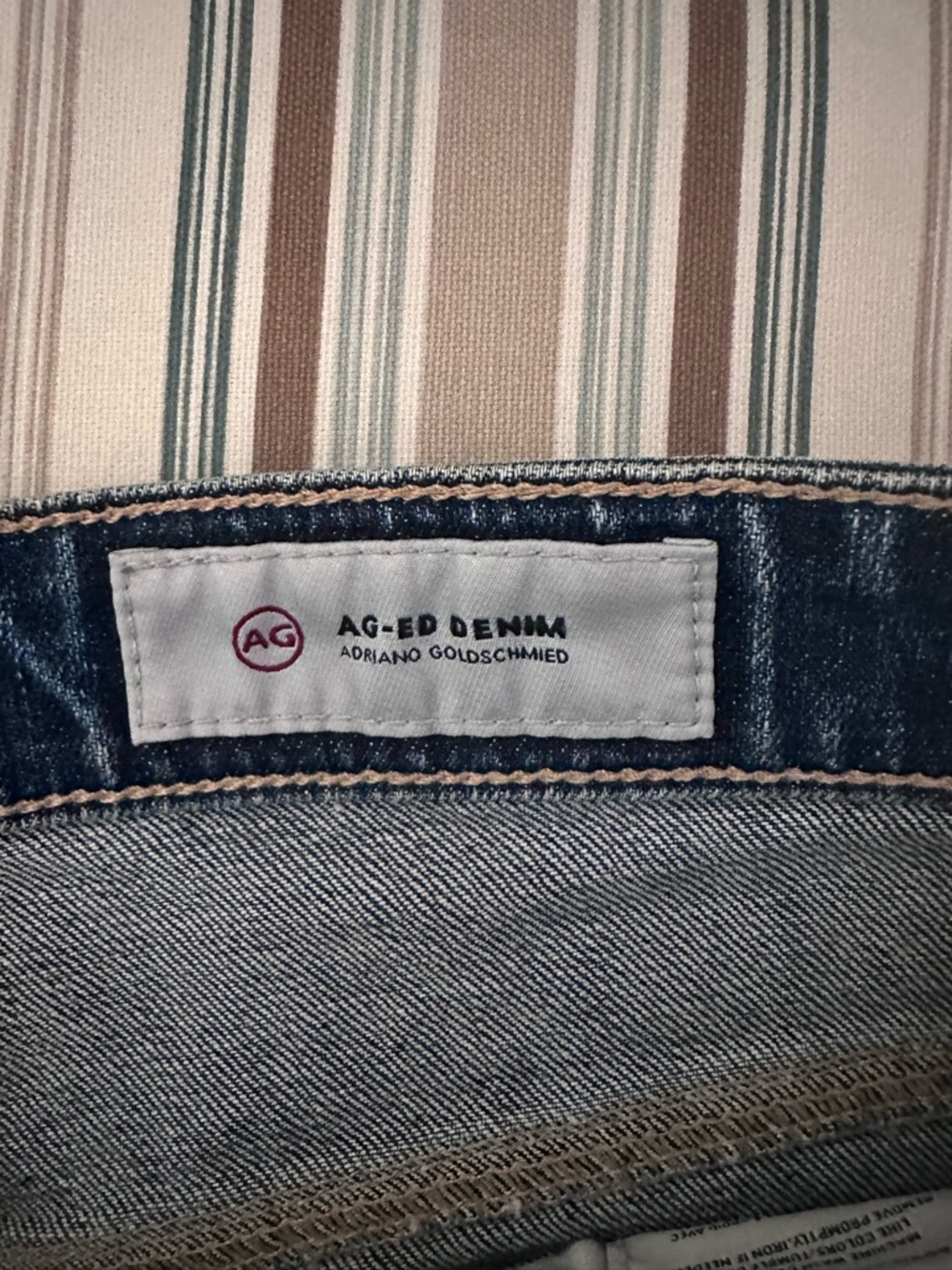 AG Adriano Goldschmied Blue Jean Shorts - Picture 3 of 7